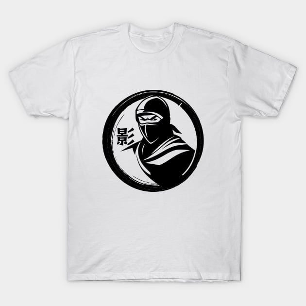 Silent Shadow Ninja Saga! T-Shirt by Rules of the mind